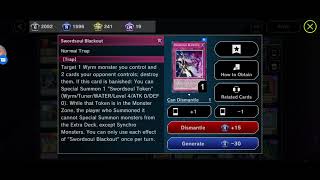 Yu-Gi-Oh Master Duel swords soul fun deck list
