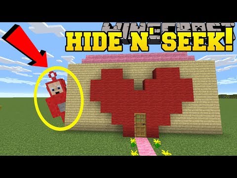 Minecraft: TELETUBBIES HIDE AND SEEK!! - Morph Hide And Seek - Modded Mini-Game Video