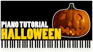 Halloween Theme (Piano Tutorial Synthesia)