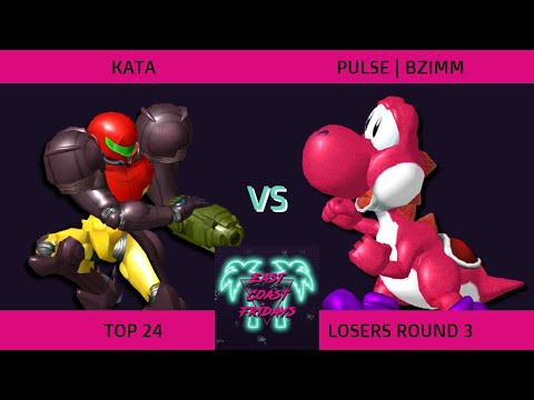 Kata (Samus) vs. Pulse | BZimm (Yoshi) - ECF 172 Top 24 Losers Round 3 SSBM