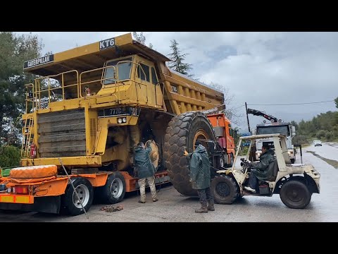 Transporting The Caterpillar 777C Dumper - Sotiriadis/Labrianidis Mining