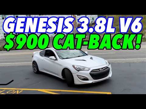 2015 Hyundai Genesis Coupe 3.8L V6 w/ ISR Cat-Back Exhaust!