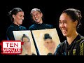 UNMISSABLE! | Alessia Russo & Steph Catley paint Manuela Zinsberger | 10 Minute Challenge