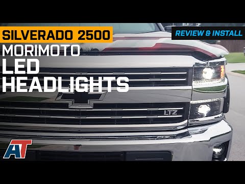 2015-2019 Silverado 2500 HD Morimoto XB LED Headlights; Chrome Housing Review & Install