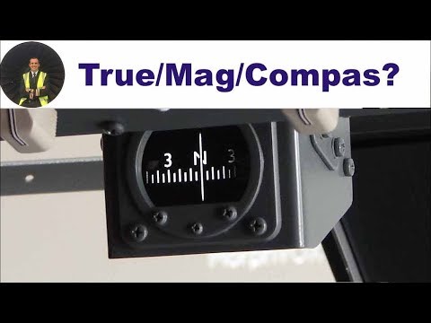 True/Magnetic/Compass Heading and Course ✈ ATPL ✈