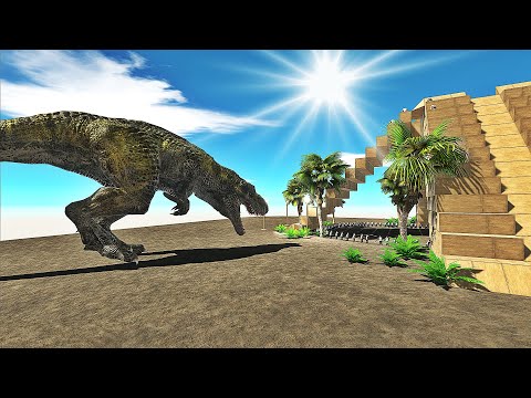 100 Slow Mo Vs ALL GIANT UNITS Under the Pyramid | Animal Revolt Battle Simulator ARBS