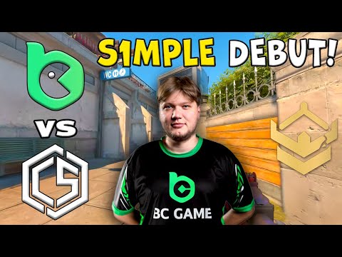 SIMPLE's FIRST MATCH IN NEW TEAM! CYBERSHOKE vs BC.Game - HIGHLIGHTS - The Proving Grounds S3