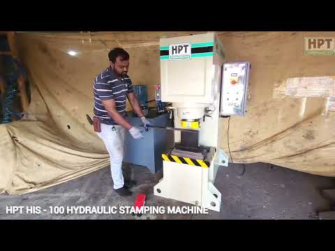 HPT HIS - 100 Hydraulic Angle Stamping / Marking Machine