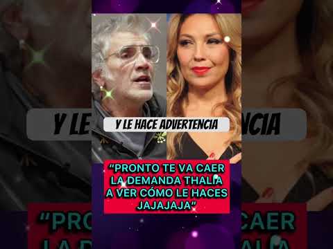 🟣ALEJANDRO FERNÁNDEZ DE BURLA DE THALÍA #shorts