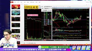 【掌聲響起】#賴昇楷 0901  美股續跌把台股拖下水，內資快速落跑嗎?「車用、綠能、工業電腦」多數逆風挺立，誰值得關注?《振曜、波若威》怎看待? (圖)