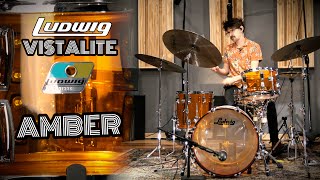 Video thumbnail for NEW Ludwig Vistalite Drum Kit - AMBER by Steve Maxwell Drums