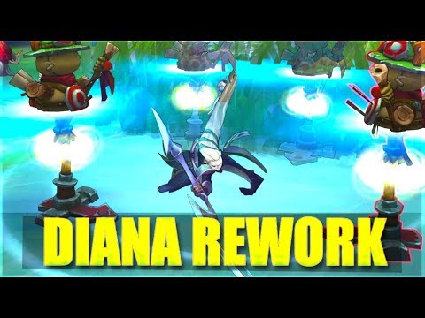 DIANA REWORK Gameplay Spotlight Guide (New Ultimate) - League of Legends
