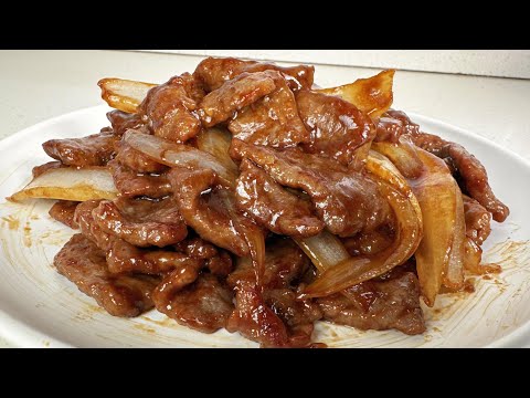 Oyster Sauce Beef and Onion Stir-Fry | How to Make Tender and Juicy Beef