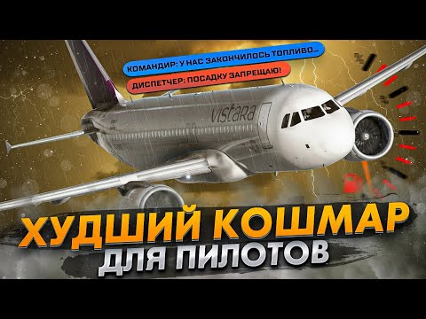 ХУДШИЙ КОШМАР ДЛЯ ПИЛОТОВ. Airbus A320 экстренная посадка в Лакхнау