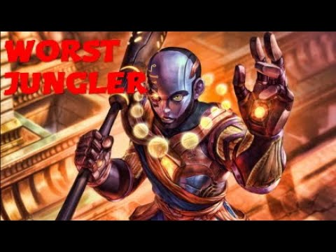 IM THE WORST VAMANA  JUNGLER!!!! (Smite Ranked Conquest)