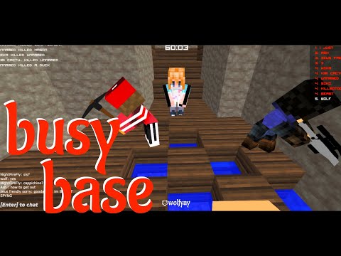 Busy Base - Zeus Friendly Sorry Darkmoon NiteFireFly Layla Lil_Angel Ash Wolf Yay Craftnite.io