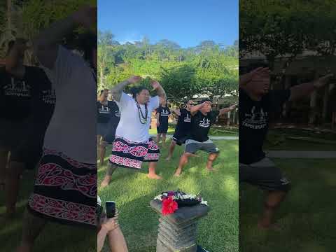 Haka on Rai’ātea #haka #aotearoa #maori #raiatea #tahiti #polynesia #porinetiaadventures