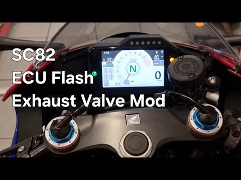 Honda CBR1000RR-R SC82 - Avoid removing the exhaust valve when flashing with my special mod!
