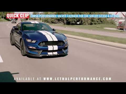 Exhaust sounds! Corsa Performance Active Catback for the Shelby GT350