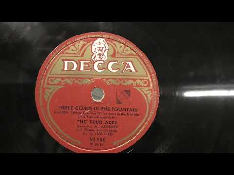The Four Aces featuring Al Alberts: Three coins in the fountain. (1954).