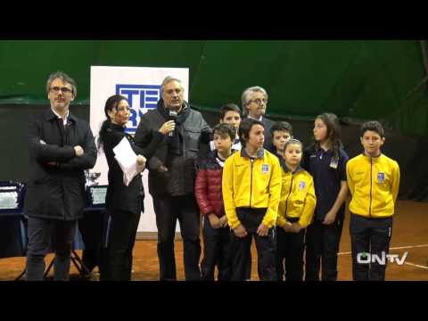 Pre-Qualy BNL -CLT Premiazione finale maschile Travaglia-Balzerani e giudici arbitri