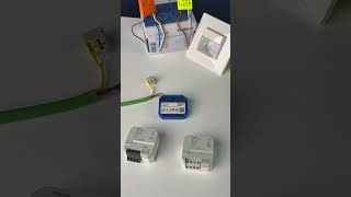 Flush mounted KNX actuators