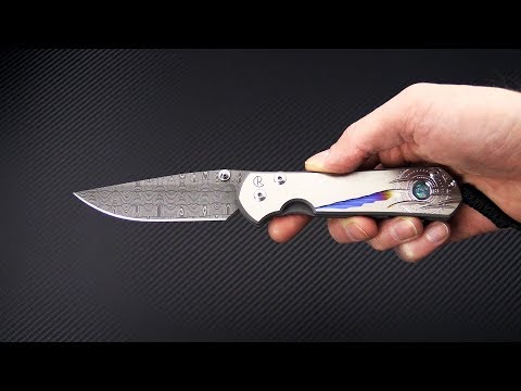 Chris Reeve Large Sebenza 21 Unique with Opal Inlay 3.62