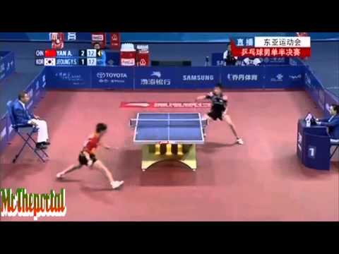 Table Tennis East Asian Game 2013 - Yan An Vs Jung Young Sik - (1/2 Final)