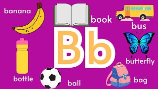 English Letter Bb - ABC Phonics Chant  #kids  #preschool #earlyliteracy #kidsyoutube #fyp #viral