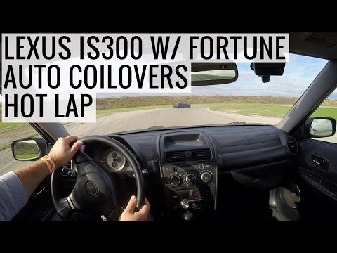 Lexus IS300 Hot Lap w/ Fortune Auto Coilovers - One Take