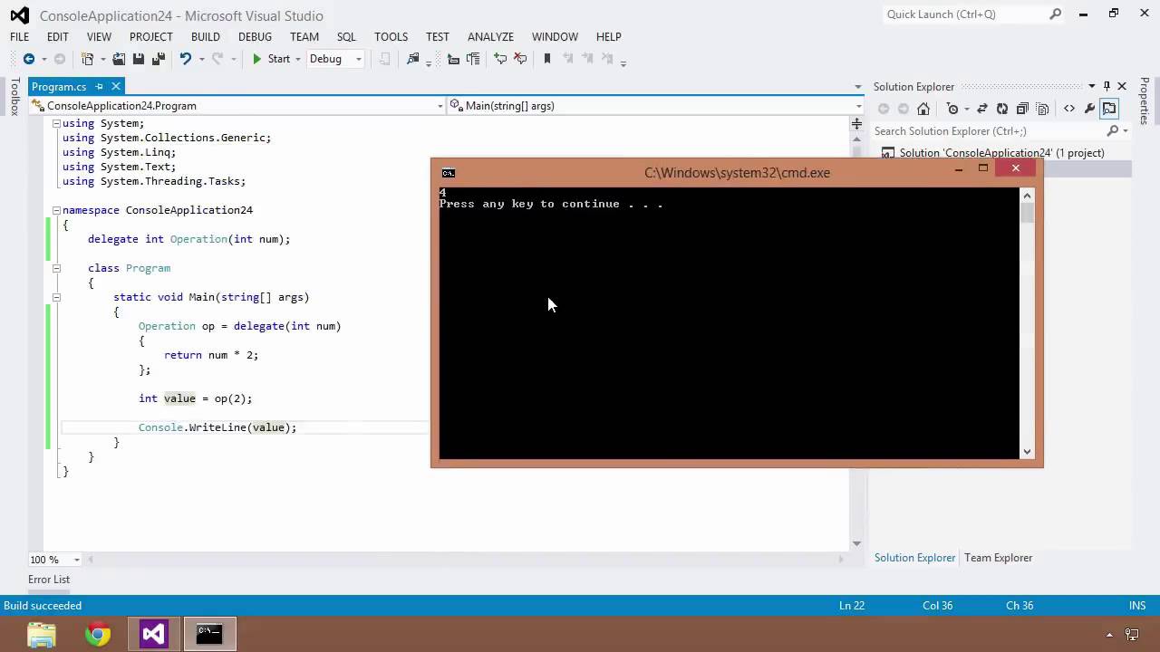 Advanced C#: 07 Anonymous Methods and Lambda Expressions