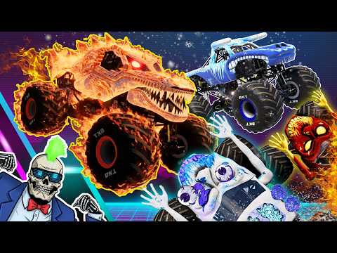 Monster Jam INSANE Racing, Freestyle and High Speed Jumps #114 | BeamNG Drive | Grave Digger