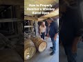 #howto  #properly open a #whiskey  #barrel  with a #bung #hammer #bourbon  #bung  #toolsofthetrade