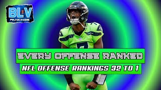 Ranking EVERY NFL Offense 2023 from 32 to 1