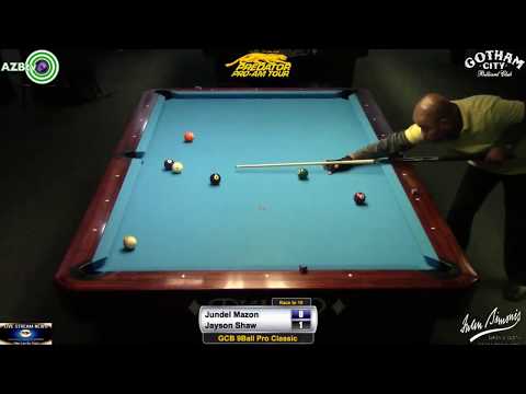 2015 Gotham City 9-Ball Pro Classic - Jundel Mazon vs Jayson Shaw