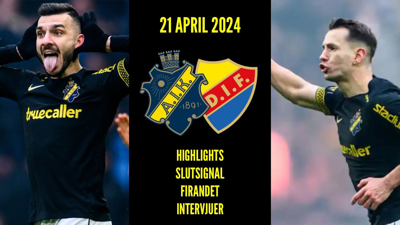 MATCHFILMEN: AIK - Djurgårdens IF | Allsvenskan 2024 Omgång 4