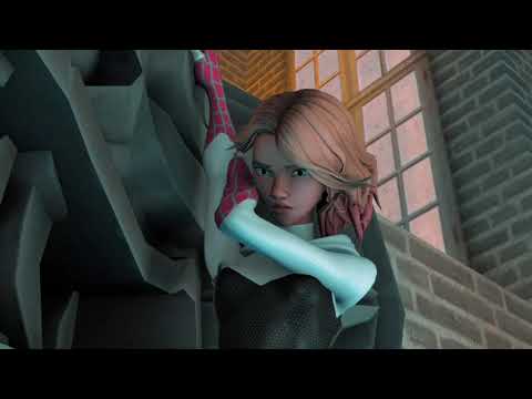 Gwen Cliffhanging - Across The Spider-Verse 