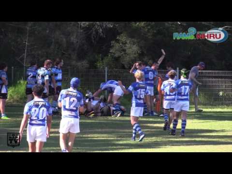 2017 NHRU - R3 Colts Highlights - Nelson Bay Gropers Vs. Wanderers