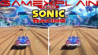 Team Sonic Racing - Switch vs. PS4 Graphics & Load Times Comparison!