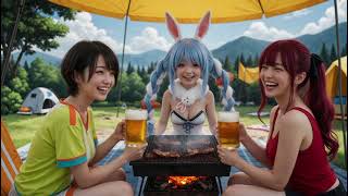 ホロライブの大空スバルちゃんと兎田ぺこらちゃんと宝鐘マリンちゃんを実写化にしてみた。