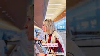 Real life English conversation at the airport #englishconversation #americanenglish #speakenglish