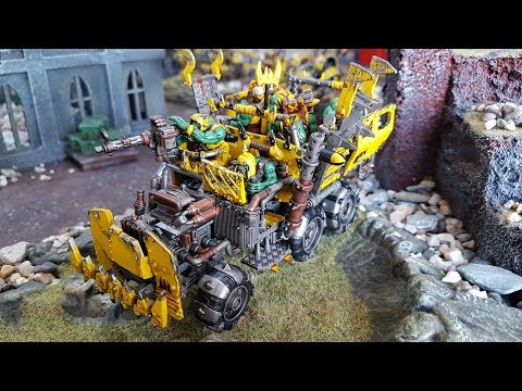 Orks vs Space Marines; 8th edition Warhammer 40k battle report