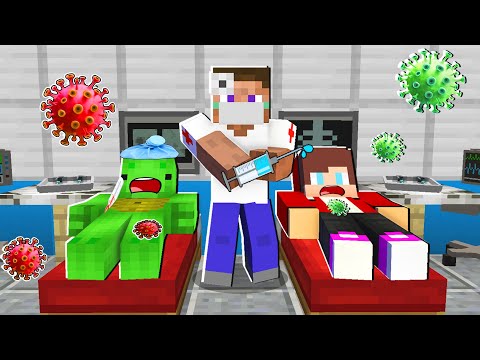 Maizen & Mikey infected with NEW VIRUS in Minecraft!