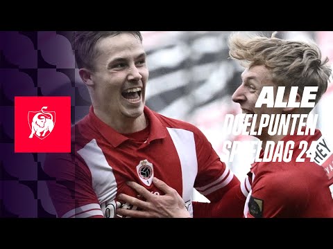 ALLE DOELPUNTEN SPEELDAG 24 👀⚽ Jupiler Pro League hoogtepunten 23/24