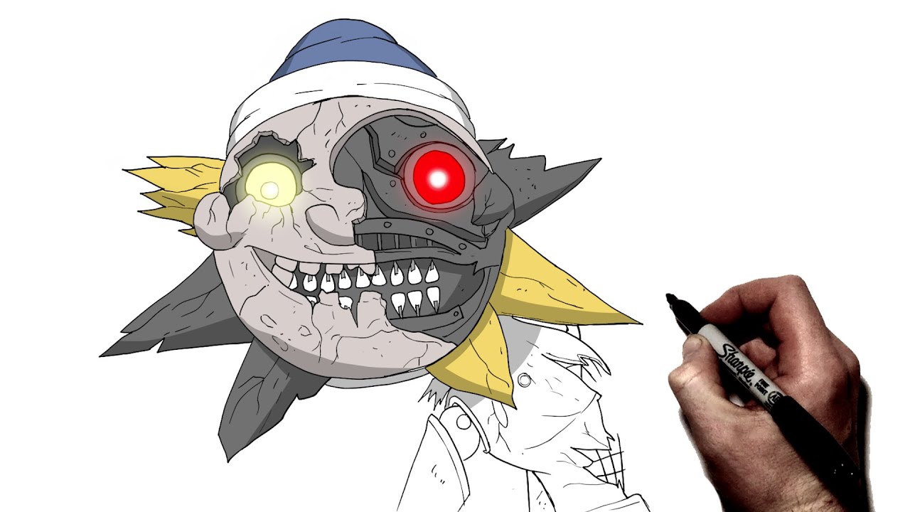 How To Draw Eclipse | Step By Step | FNAF