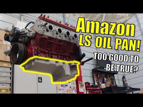 Amazon 302-1 LS Swap Oil Pan vs Factory 5.3 LS Truck Oil Pan - Install and comparison (also 81074)