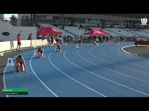 Girls U15 400m Timed Final 1: 2022/23 State Track and Field Championships