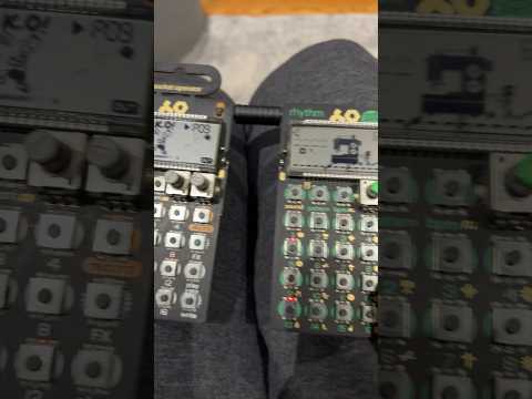 Quick pocket operator beat using the teenage engineering PO-12 Rhythm and the PO-33 K.O!