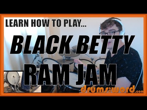★ Black Betty (Ram Jam) ★ Drum Lesson PREVIEW | How To Play Song (David Fleeman)