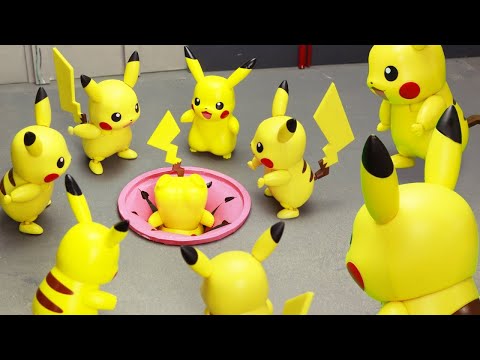 PIKACHU Pokemon City Prison Break Figure Stop Motion